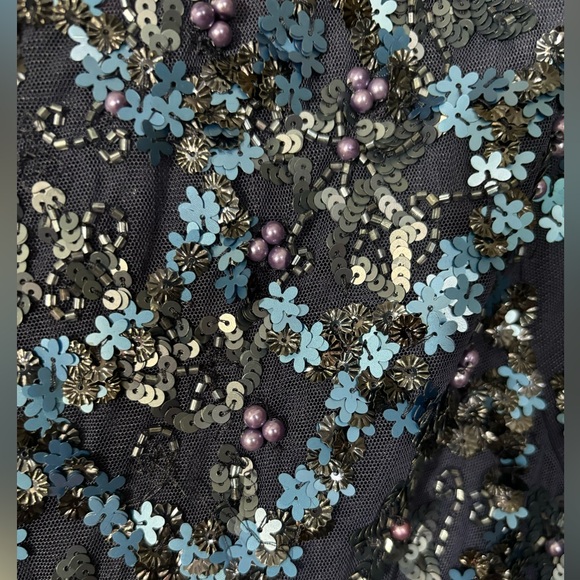 NWT Mac Duggal Embellished A5496
Illusion High Neck Long Sleeve A Line Gown 10 - Picture 7 of 13